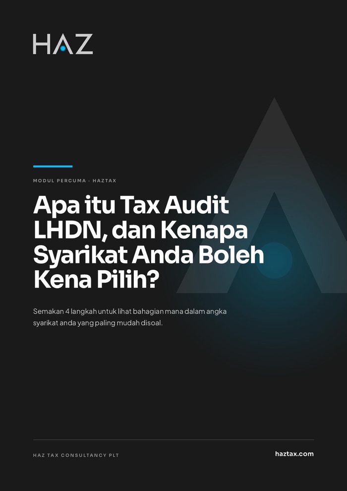 Apa itu Tax Audit LHDN?